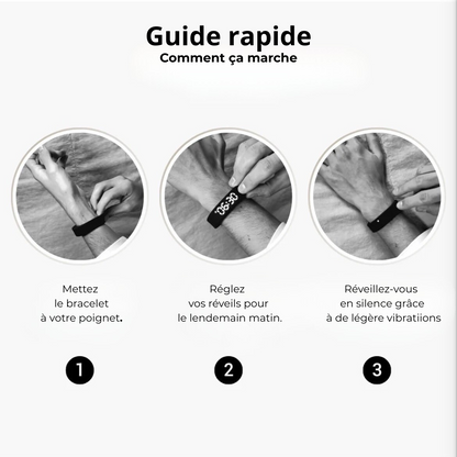 SomUUp Silence  – Bracelet Réveil Vibrant & Bien-Être du Sommeil
