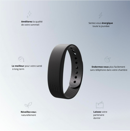 SomUUp Silence  – Bracelet Réveil Vibrant & Bien-Être du Sommeil